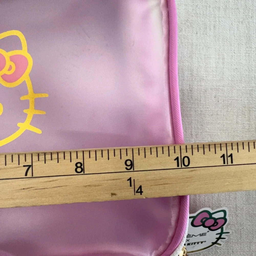 The Creme Shop x Hello Kitty Beauty‎ Travel Case Pink Clear Makeup Bag HKTC9196